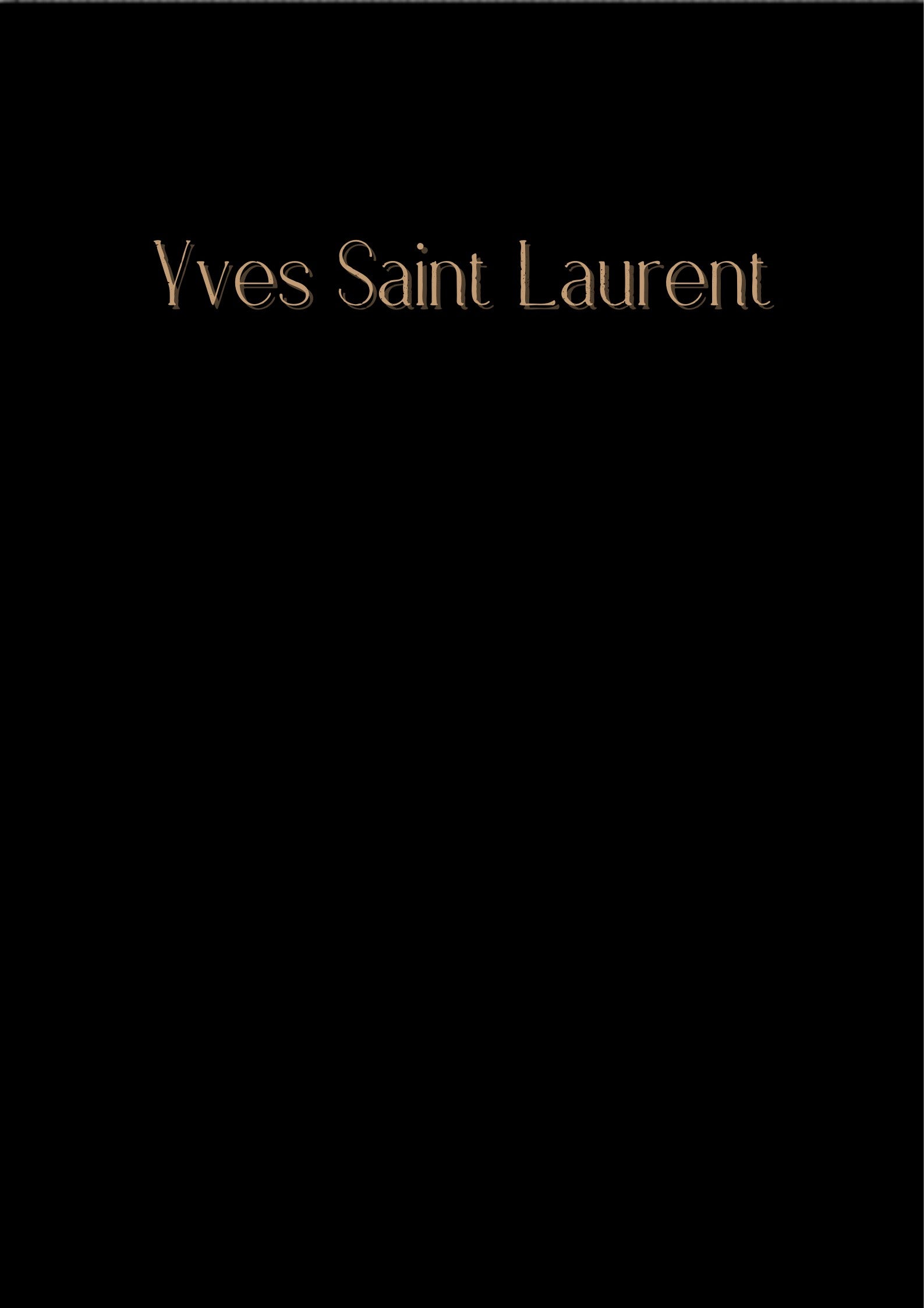 Yves Saint Laurent fragrance collection