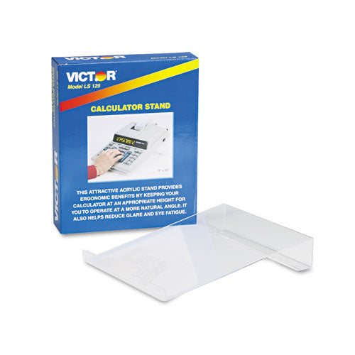Large Angled Acrylic Calculator Stand
