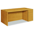 10700 Series Single Pedestal Desk with Full-Height Pedestal on Right