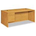 10500 Series "L" Workstation Single Pedestal Desk with 3/4 Height Pedestal