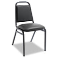 Padded Steel Stacking Chair