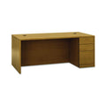 10500 Series "L" Workstation Right Pedestal Desk with Full-Height Pedestal