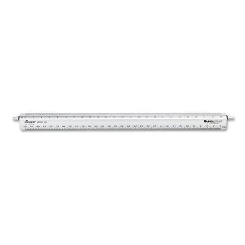 Adjustable Triangular Scale Aluminum Engineers Ruler