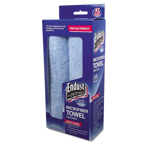 Large-Sized Microfiber Towels Two-Pack