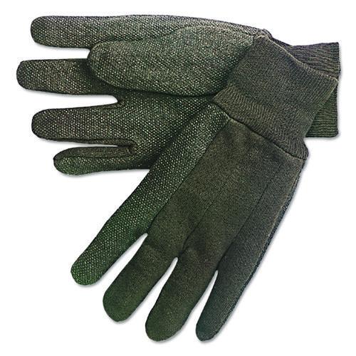 Dotted-Palm Cotton Jersey Gloves