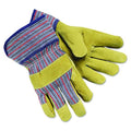 Grain-Leather-Palm Gloves