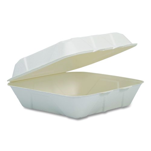 Compostable Molded Fiber Hinged Trays