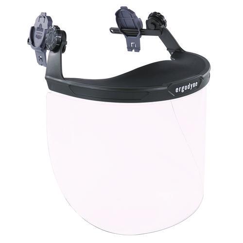 Skullerz 8995 Anti-Scratch and Anti-Fog Hard Hat Face Shield with Adapter for Full Brim