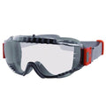 Skullerz MODI OTG Anti-Scratch and Enhanced Anti-Fog Safety Goggles with Neoprene Strap