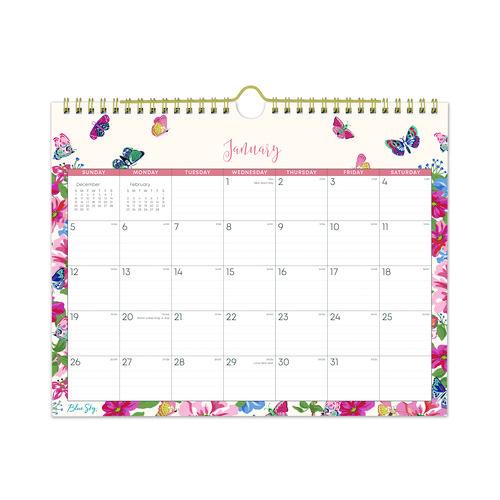 Fly By Monthly Wall Calendar
