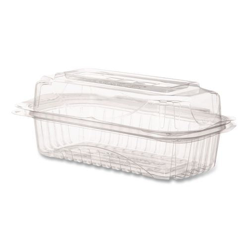 Renewable and Compostable Clear Clamshell Hinged Food Containers