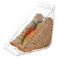 Compostable Takeout Wedge Sandwich Containers