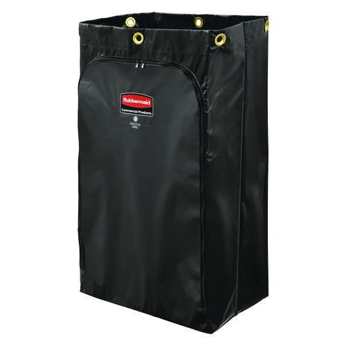 Zippered Vinyl Cleaning Cart Bag for Rubbermaid Commercial FG6173-88