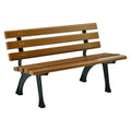 Recycled Plastic Benches with Back