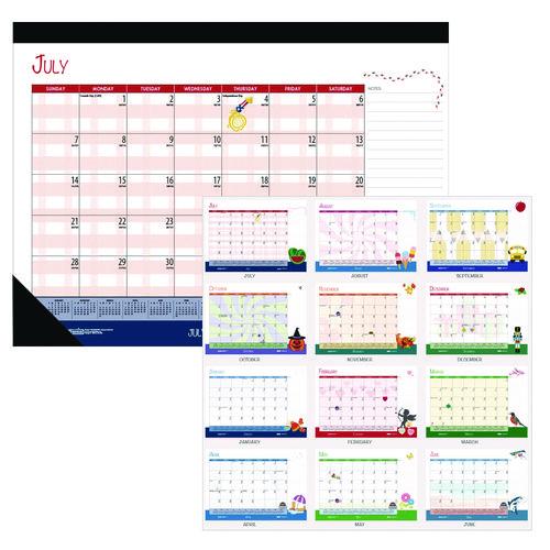 Academic Year Recycled Desk Pad Calendar