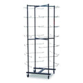 56 Football Helmet Rolling Rack