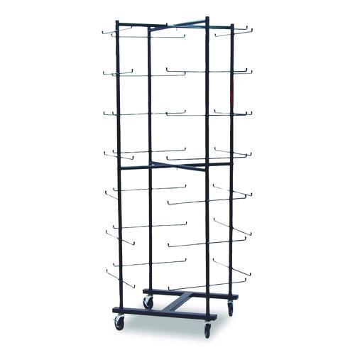 56 Football Helmet Rolling Rack