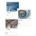 100% Recycled Abstract Architecture Photos Wall Calendar