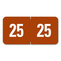 Yearly End Tab File Folder Labels