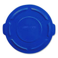 BRUTE Self-Draining Flat Top Lid for 55 gal Round Brute Containers