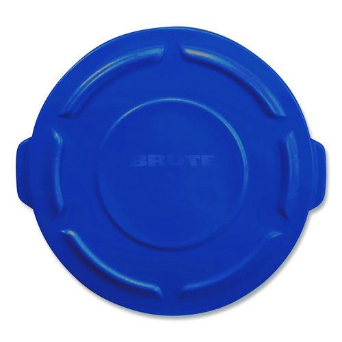 BRUTE Self-Draining Flat Top Lid for 55 gal Round Brute Containers