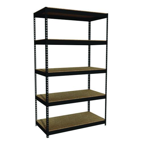 Steel Shelving Unit with Particleboard Shelves