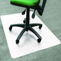 Cleartex Polypropylene Foldable Chair Mat for Carpets