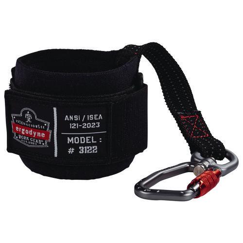 Squids 3122 Pull-On Wrist Tool Lanyard with Carabiner Anchor