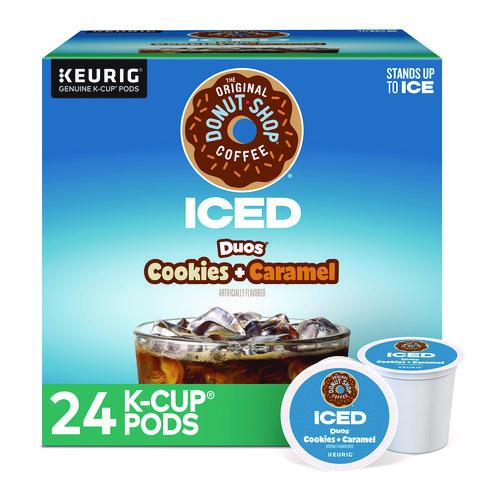 Iced Duos Cookies + Caramel Iced Coffee K-Cup Pods