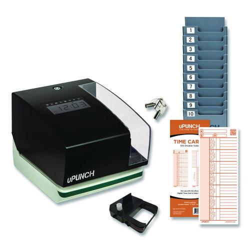 Digital Time Clock and Date Stamp Bundle