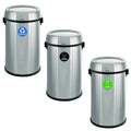 17 Gallon Stainless Steel Indoor Recycling