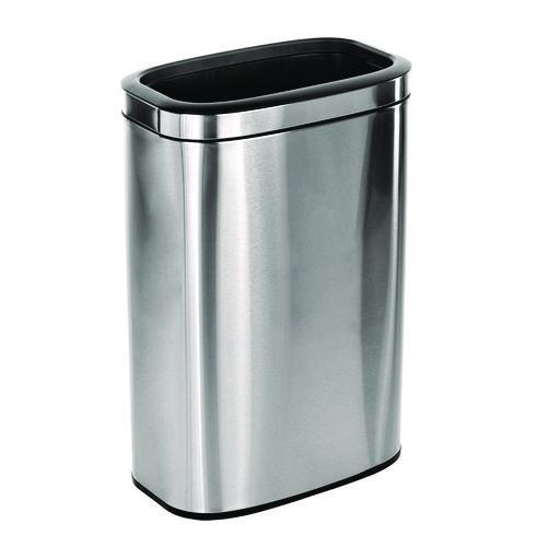 Stainless Steel Rectangular Liner Open Top Trash Can