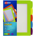 Big Tab Ultralast Plastic Dividers