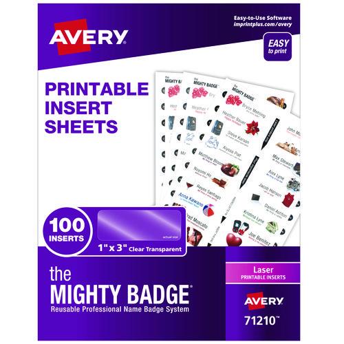 The Mighty Badge Name Badge Inserts