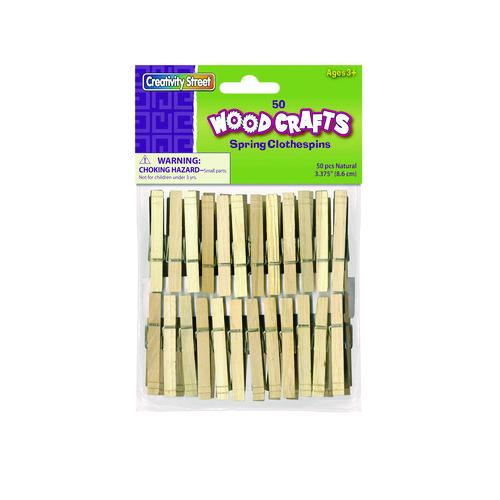 Wood Spring Clothespins