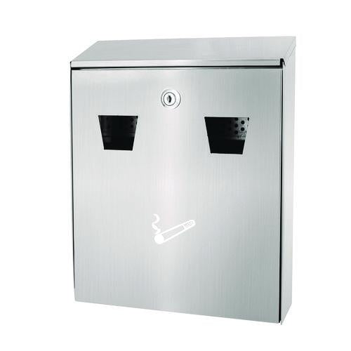Wall-Mounted Safe Cigarette Disposal Station Outdoor Ashtray