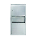 Recessed Commercial Paper Towel Dispenser with 2 Gal Waste Receptacle