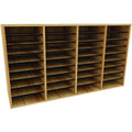Wood Adjustable 36 Compartment Literature Organizer