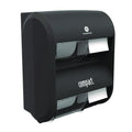 Compact Quad Vertical Four Roll Coreless Tissue Dispenser