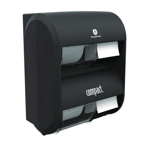 Compact Quad Vertical Four Roll Coreless Tissue Dispenser