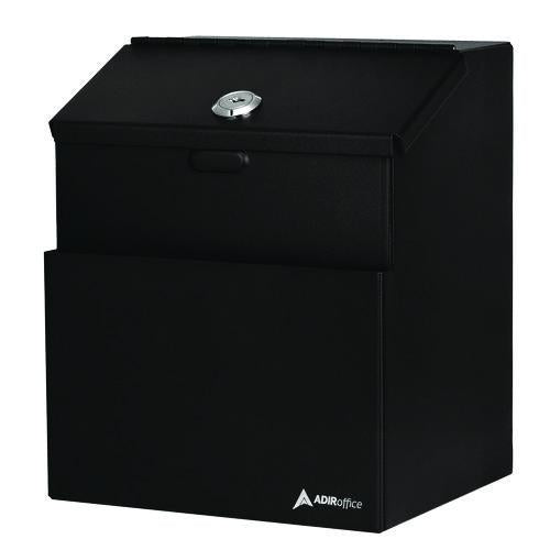 Wall Mountable Steel Suggestion Secure Drop Box with Key