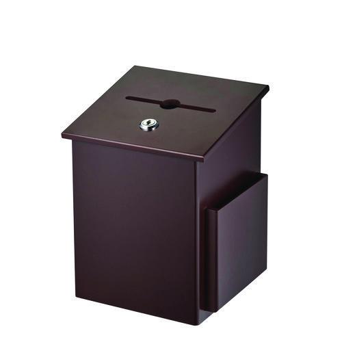Squared Wood Locking Suggestion Box