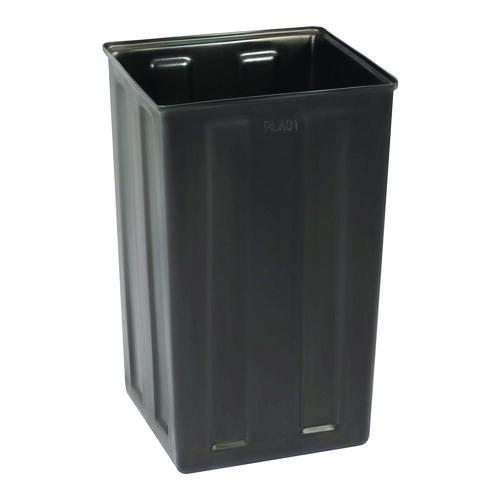 40 Gallon Rigid Plastic Waterproof Square Trash Can Insert Liner for Indoor/Outdoor Trash Can