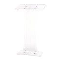 Acrylic Stand-Up Podium Lectern Speaker Stand