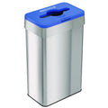Open Top Recycle Bin with Color-Coded Lid