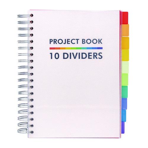 B5 Size 10-Subject Project Book