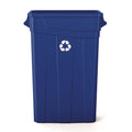 23 Gallon Resin Slim Recycling Trash Can