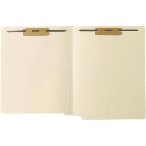Heavy-Duty Mylar-Reinforced End Tab Fastener Folders