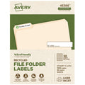 EcoFriendly Permanent File Folder Labels