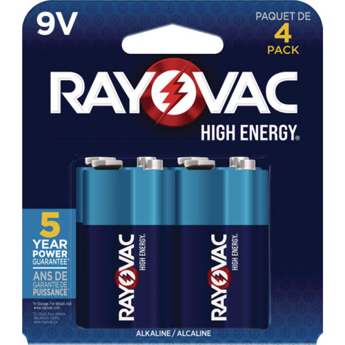 High Energy Premium Alkaline 9V Batteries